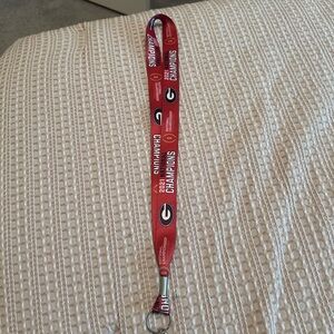 Georgia Bulldogs 2021 Champions Lanyard